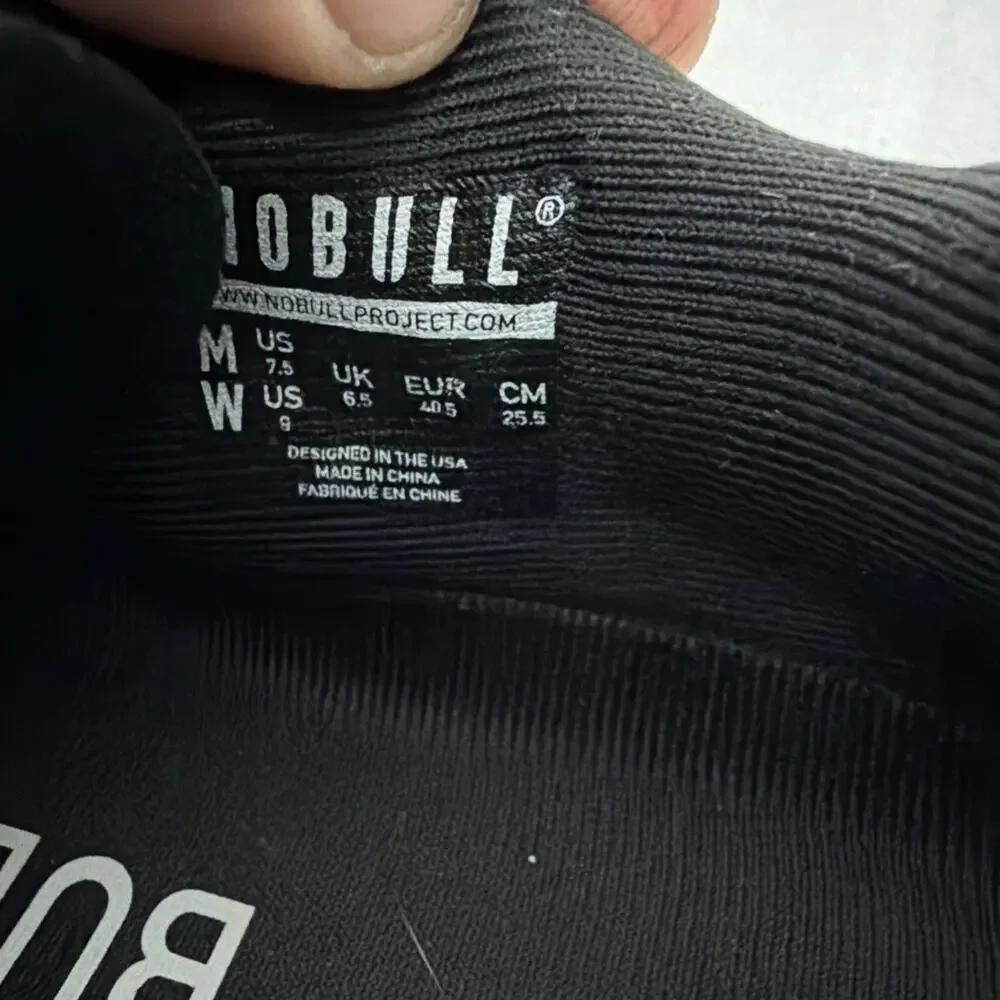 Nobull Outwork Mens Size 7.5 Black Athletic Running Training Shoes Sneakers